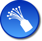 fiber optics button